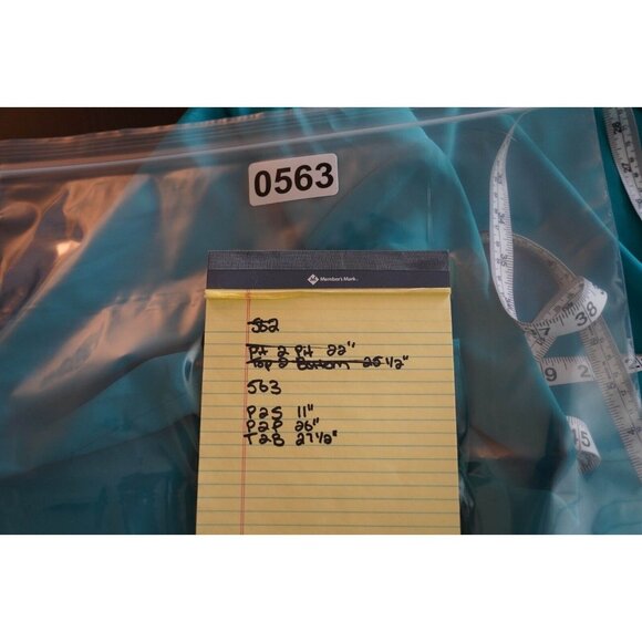 Vintage Christie & Jill Short Sleeve Blouse Womens 2X Plus Blue Preppy - Picture 6 of 6